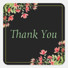 Obrigado adesivos ou selos de envelopes