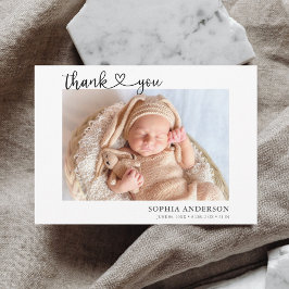 Obrigado Anúncio de Foto de Script de Coração