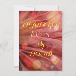 Obrigado Ao Amigo Cartão De Saudação Simples