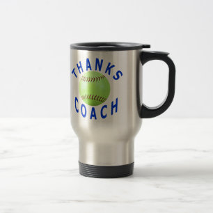 Obrigado caneca de viagem do presente do treinador