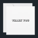 Obrigado, cartão branco preto<br><div class="desc">Obrigado,  cartão branco preto</div>