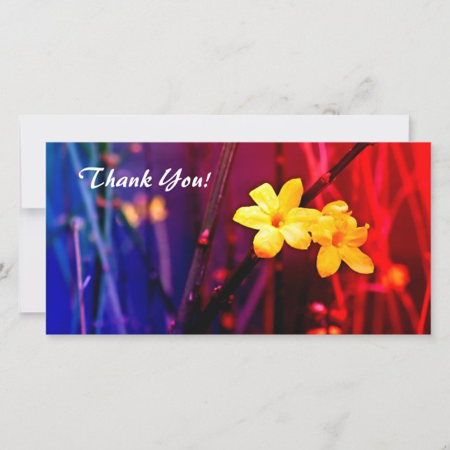 Obrigado Cartão com fotos (Frente)