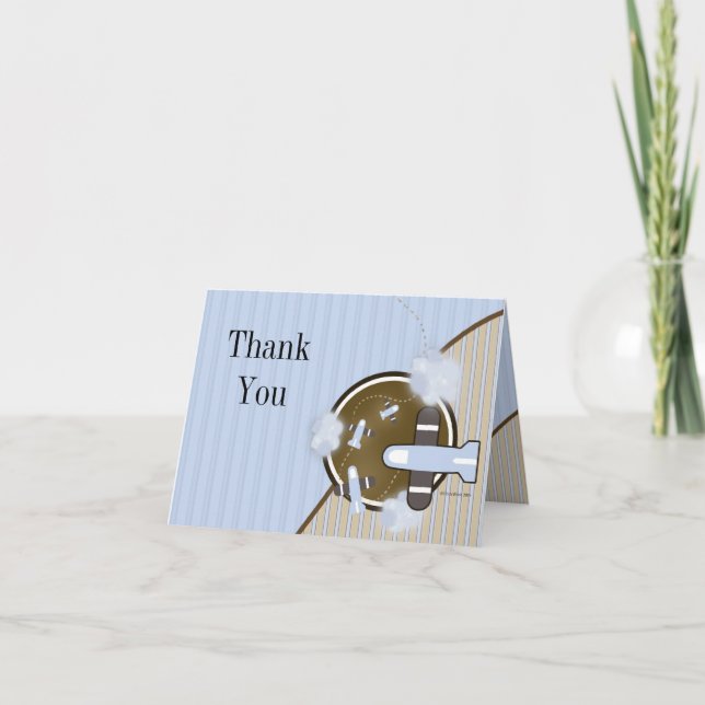 Obrigado Cartão de Avião (Frente)