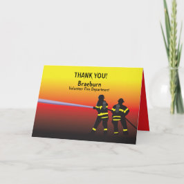 Obrigado Cartão de Bombeiros