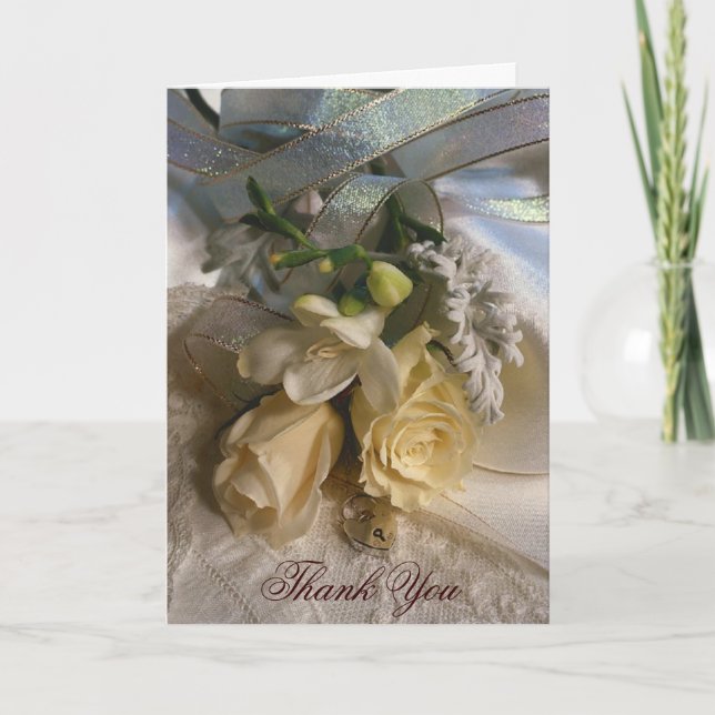 Obrigado Cartão De Casamento (Frente)