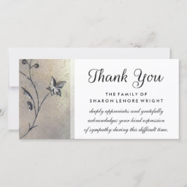 Obrigado Cartão de condolências De Simplicidade