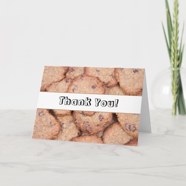 Obrigado Cartão de Cookies de Administração (Frente)