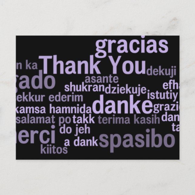 Obrigado Cartão de Posto (Frente)