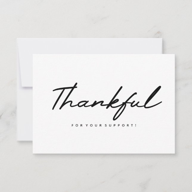 Obrigado Cartão de visita (Frente)