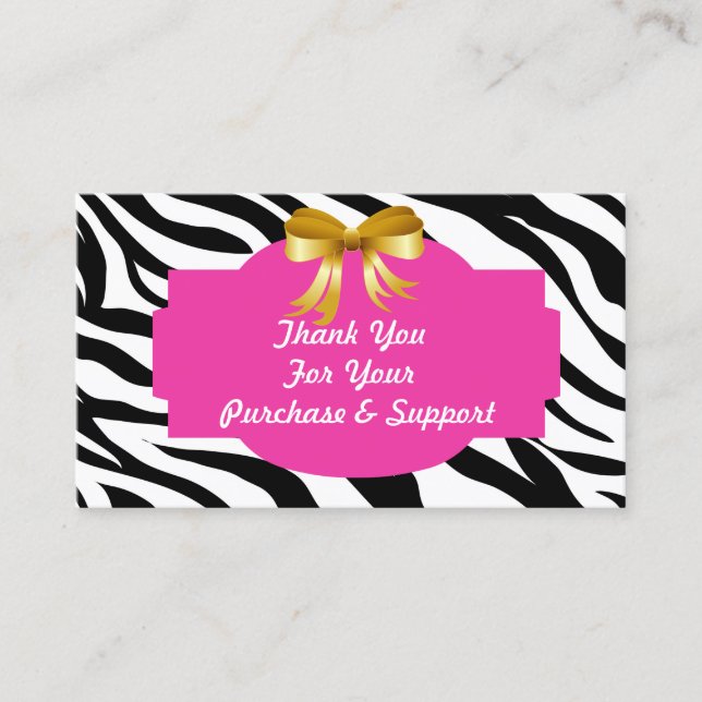 Obrigado cartão de visita (Frente)