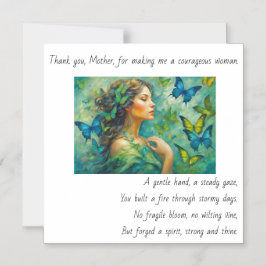 Obrigado, Cartão Magnético do Poema Mãe