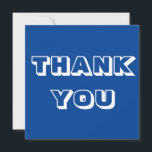 Obrigado, cartão moderno azul e branco<br><div class="desc">Obrigados,  obrigado,  cartão azul branco moderno</div>