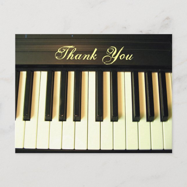 Obrigado— Cartão postal (Frente)