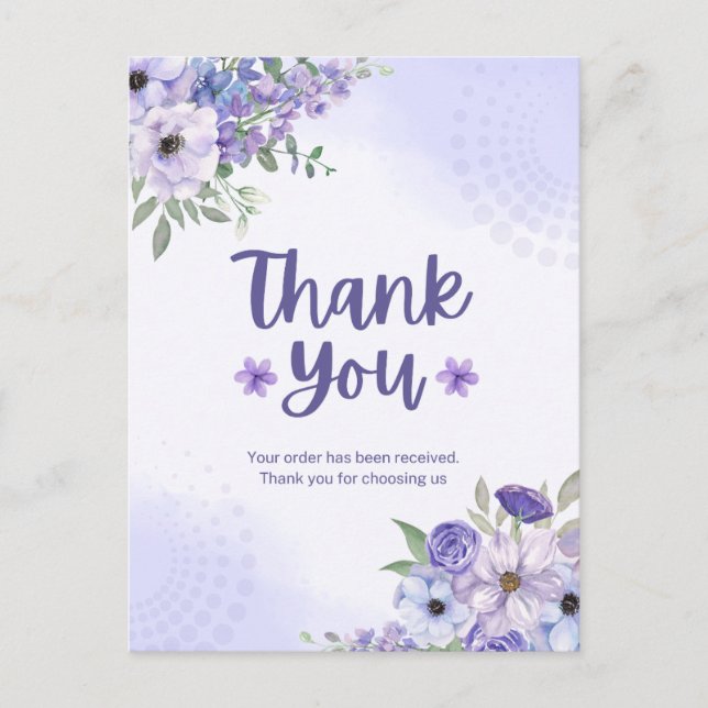 Obrigado cartão postal (Frente)