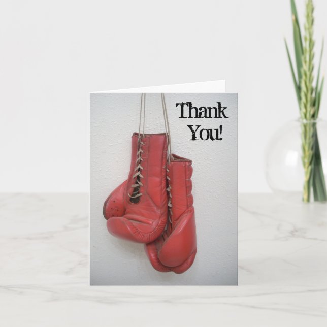 Obrigado Cartões "Boxing" (Frente)