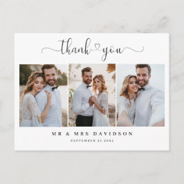 Obrigado Cartões de agradecimentos De Casamento Ca