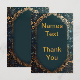 Obrigado Cartões De Casamento