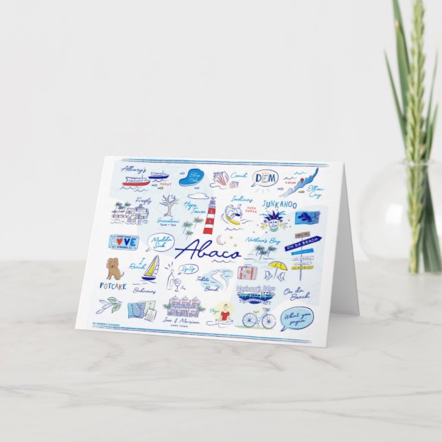 Obrigado, cartões de nota 'O ABC de Hopetown' (Frente)