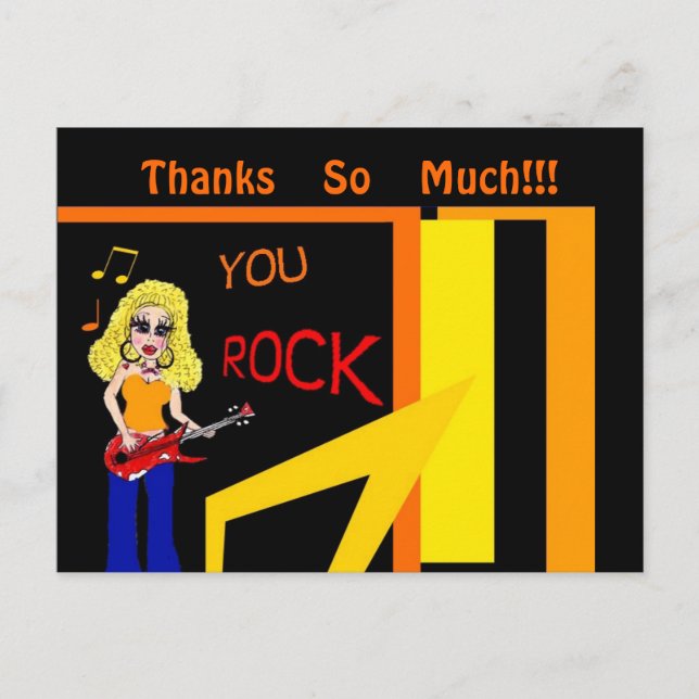 Obrigado Cartões postais (Frente)