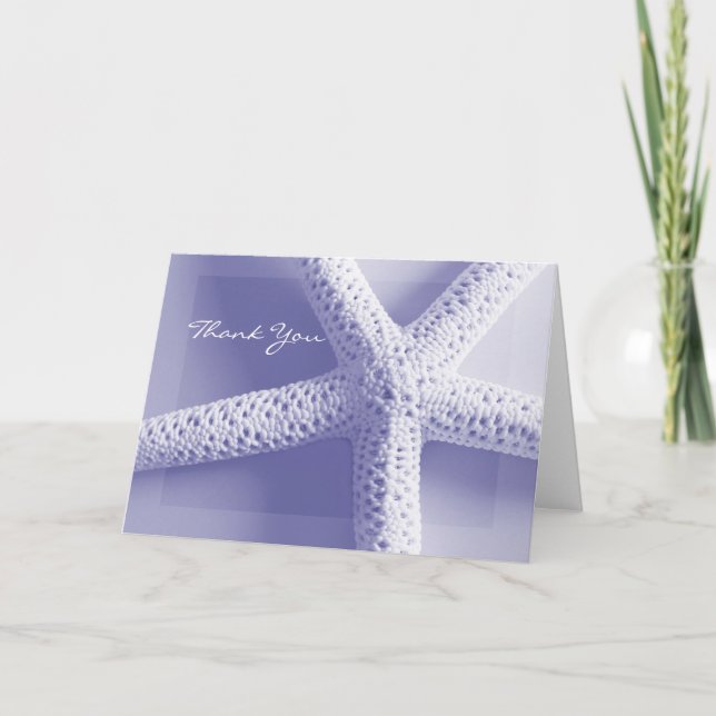 Obrigado Cartões Tema Da Praia (Frente)