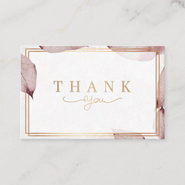 Obrigado Cartões vintage  (Frente)