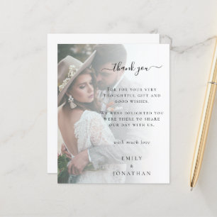 Obrigado Casamento Adicionar Sua Própria Foto com 