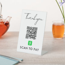 Obrigado CashApp Verificação de Código QR para Pag