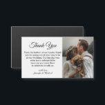 obrigado clássico elegante, seu casamento Magnet<br><div class="desc">foto por freepik.com elegante obrigado clássico de chic você magnete fotográfico de casamento</div>