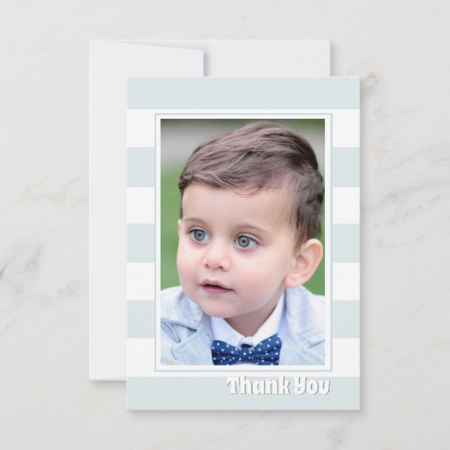 Obrigado corajoso das listras você cartão com (Frente)