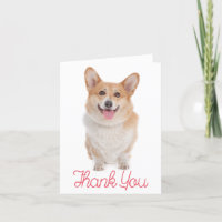 Obrigado Corgie ( Pembroke ) Cartão De Nota Para C