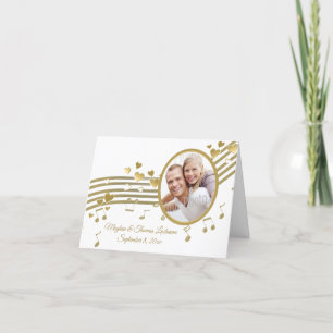 Obrigado da foto das notas da canção de amor voc