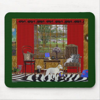 Obrigado da selva/jardim você Mousepad