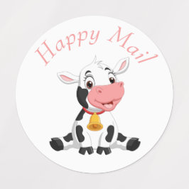 obrigado de aniversário com adesivos rosa