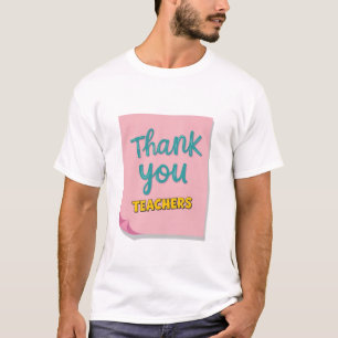 Obrigado de camiseta você professor