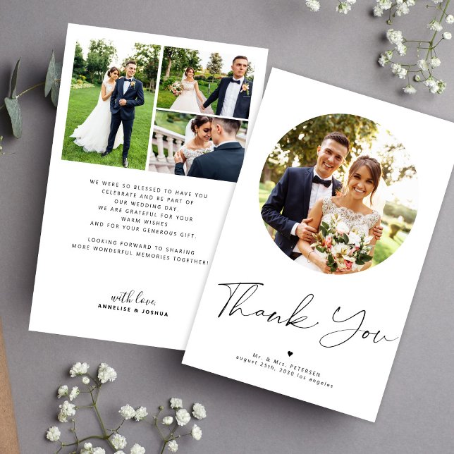 Obrigado de casamento da fotografia do orçamento 4 (Criador carregado)