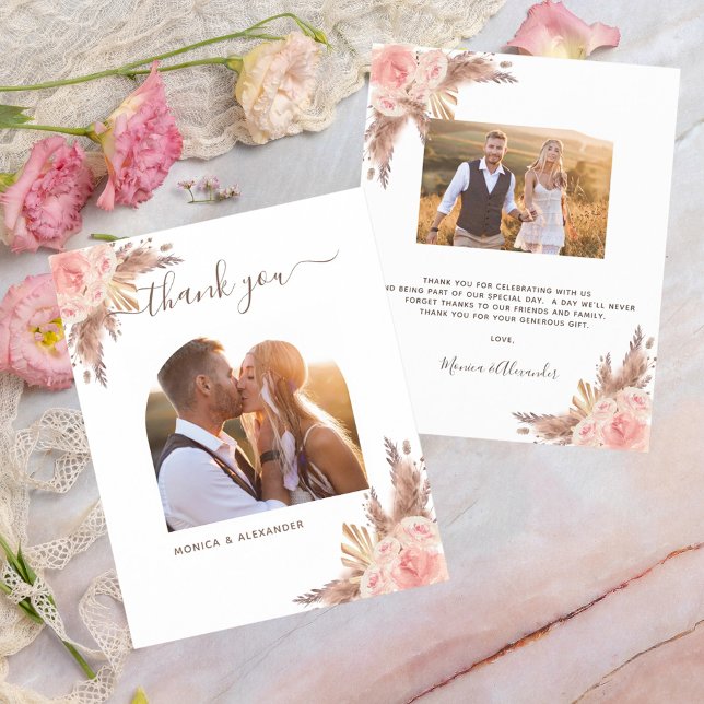 Obrigado de casamento de fotos de grama do orçamen (Criador carregado)