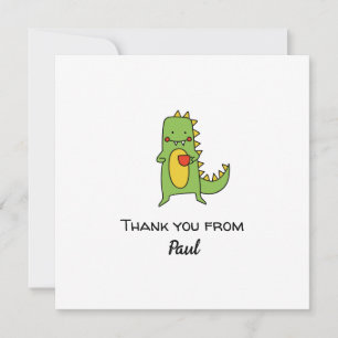 obrigado de dinossauro rapazes, você é o cartão de