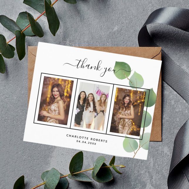 Obrigado de fotos eucalipto de aniversário de orça (Criador carregado)