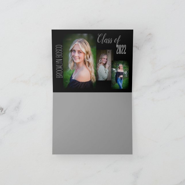 obrigado de graduação Cartões de agradecimentos2 (Interior)