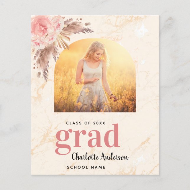 Obrigado de graduação de gramíneas de capa de orça (Frente)