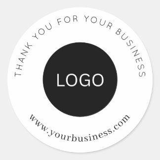 Obrigado de logotipo personalizado Etiqueta de joi
