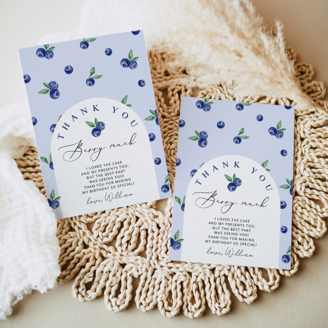 Obrigado de mirtilo você anseia muito cartões de a (Criador carregado)