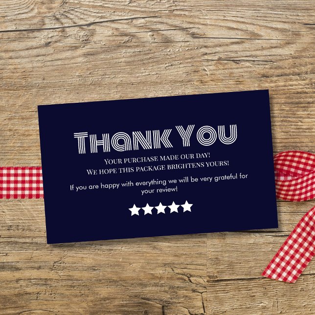 obrigado de negócios que você fez cartão de visita (Criador carregado)