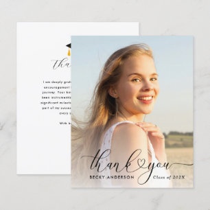 obrigado de script cardíaco seu cartão de graduaçã