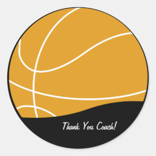 Obrigado do basquetebol você etiquetas