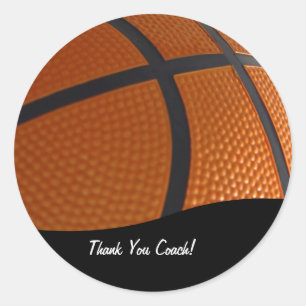 Obrigado do basquetebol você etiquetas