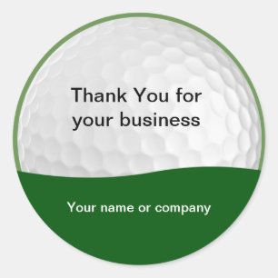 Obrigado do golfe você etiquetas