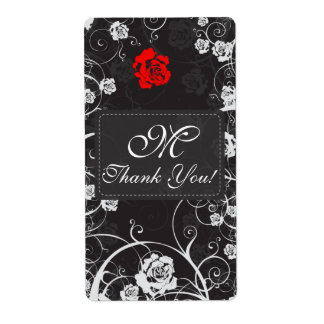 Obrigado do monograma do crepúsculo você etiqueta