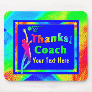Obrigado do treinador de beisebol você Mousepad