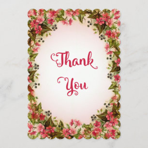 Obrigado doce das flores você cartões